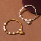 Pearl Heart Bracelet