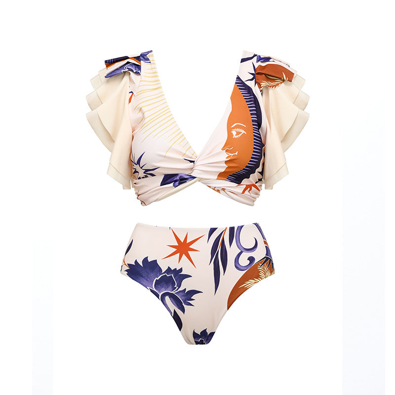 Split One-piece Swimwear