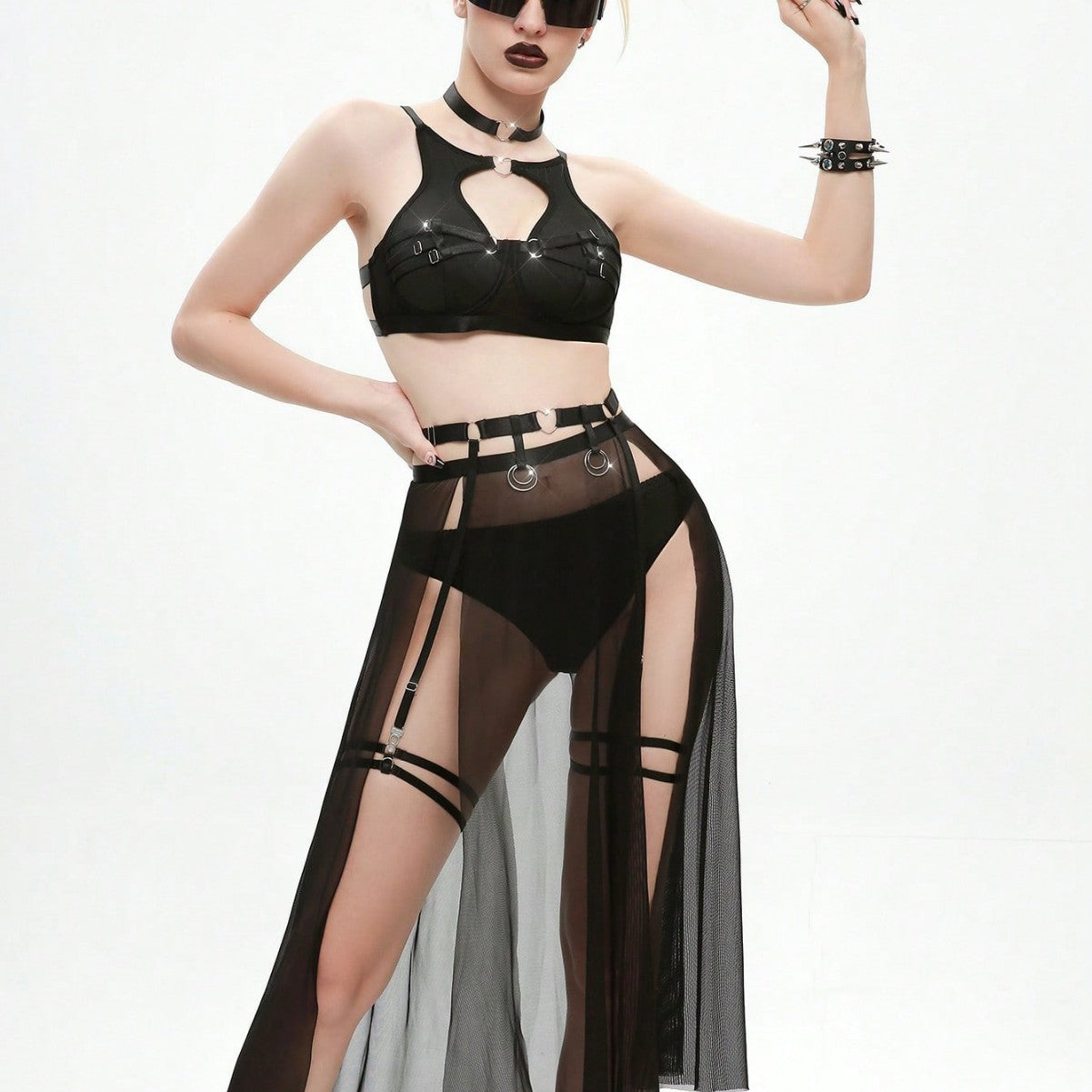 Solid Color Stockings Lingerie
