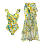Small Flying Sleeve Swimsuit Suit