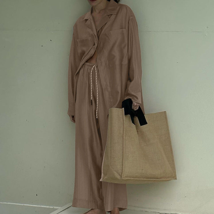 Shirt Outfit Collared Long Sleeve Cardigan Top