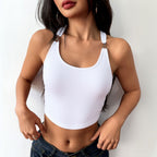 Women's Women's Hollow Out Cutout Irregular Asymmetric Slim Fit