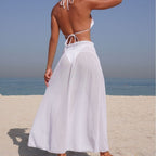 Solid Color Bikini Swimwear