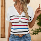 Striped Short Sleeve T-Shirt
