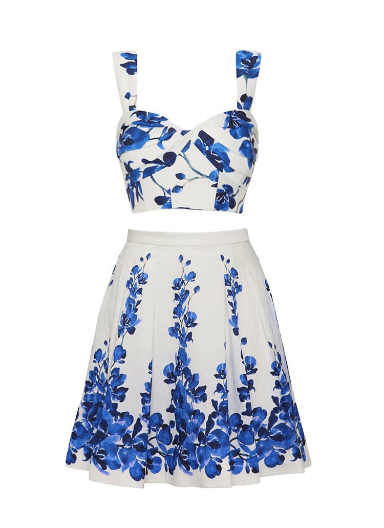 Split Swimsuit Skirt