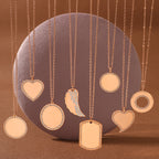 Lettering Private Exclusive Necklace Vacuum Electroplated