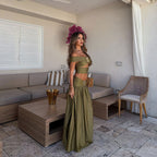 Solid Color One-piece Swimwear