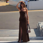 Women's Pleated Sleeveless Dress