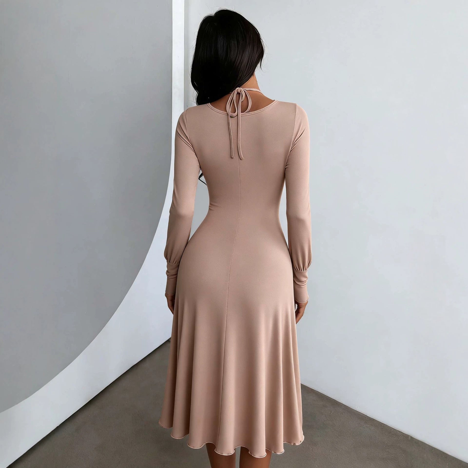 Women's Halter Midi Dress