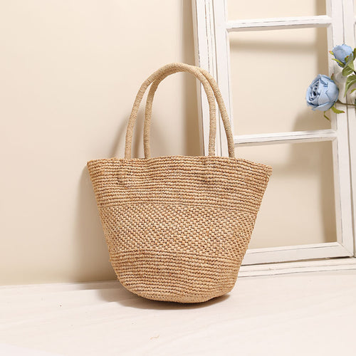 Women's Raffia Straw Tote Bag