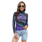 Colored purple