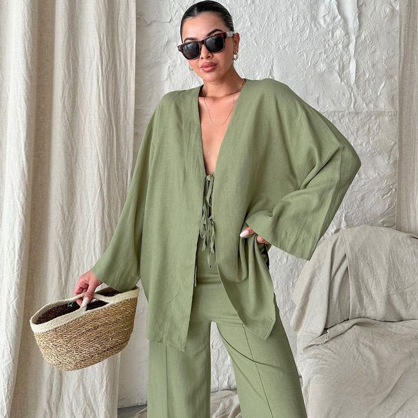 Autumn Cotton Pajamas Lingerie