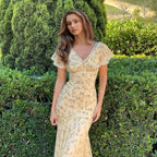 Women's Lace Floral Dress