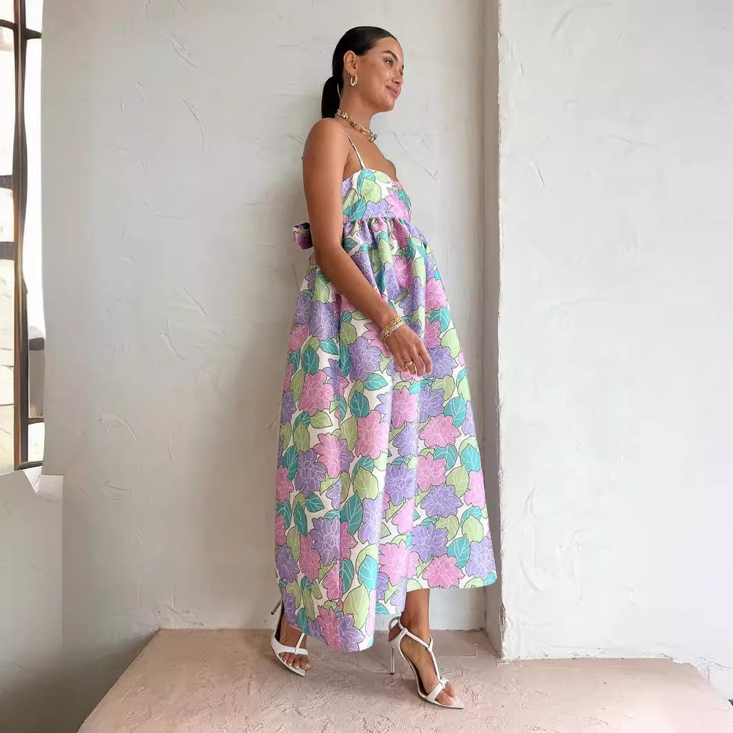 Women's Backless Sling Dress