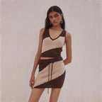 Hollow Out One-piece Swimwear