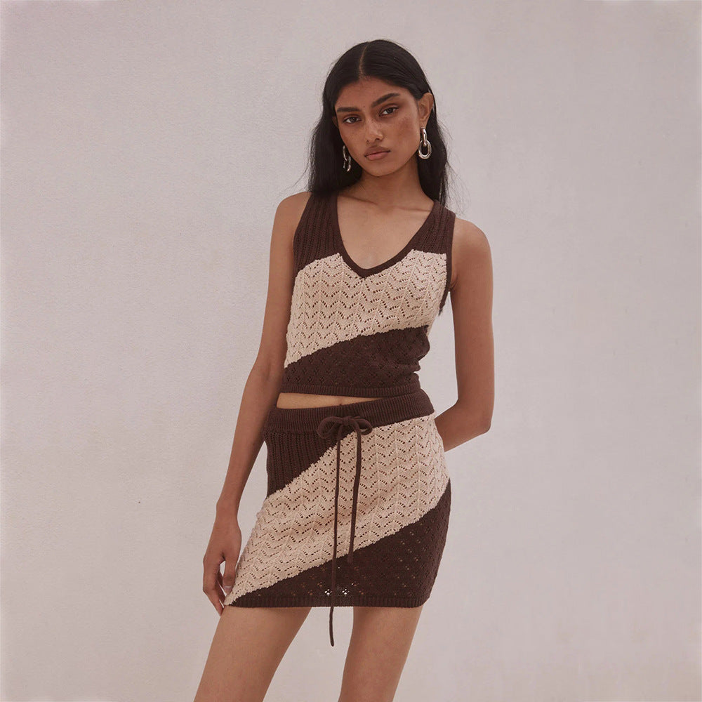 Hollow Out One-piece Swimwear