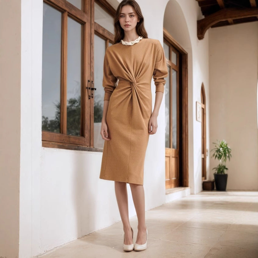 Women's Knit Long Sleeve Dress