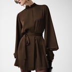 Women's Bell-Sleeve Top & Skirt Set