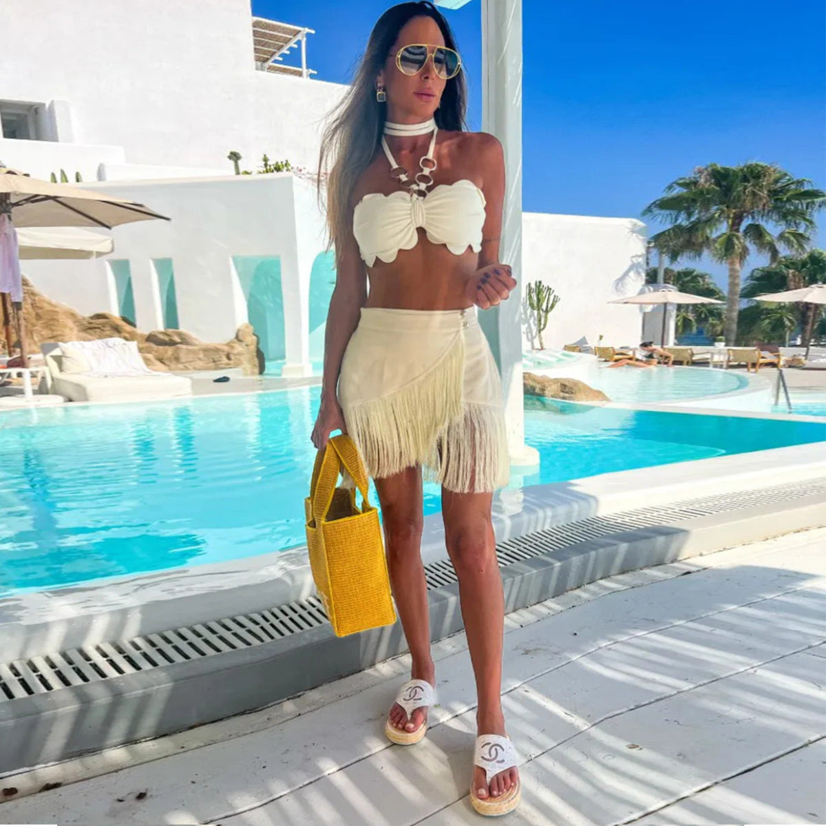 Coat Skirt One-piece Swimwear