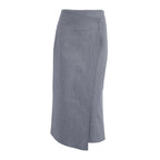 Women's Asymmetric High-Waist Midi Skirt