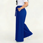 Women's Plus Size Wide-Leg Trousers