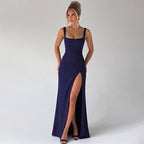 Women's Backless Maxi Dress