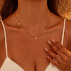 Round Bead Titanium Steel Necklace