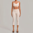 Beige Bottom Black Polka Dot