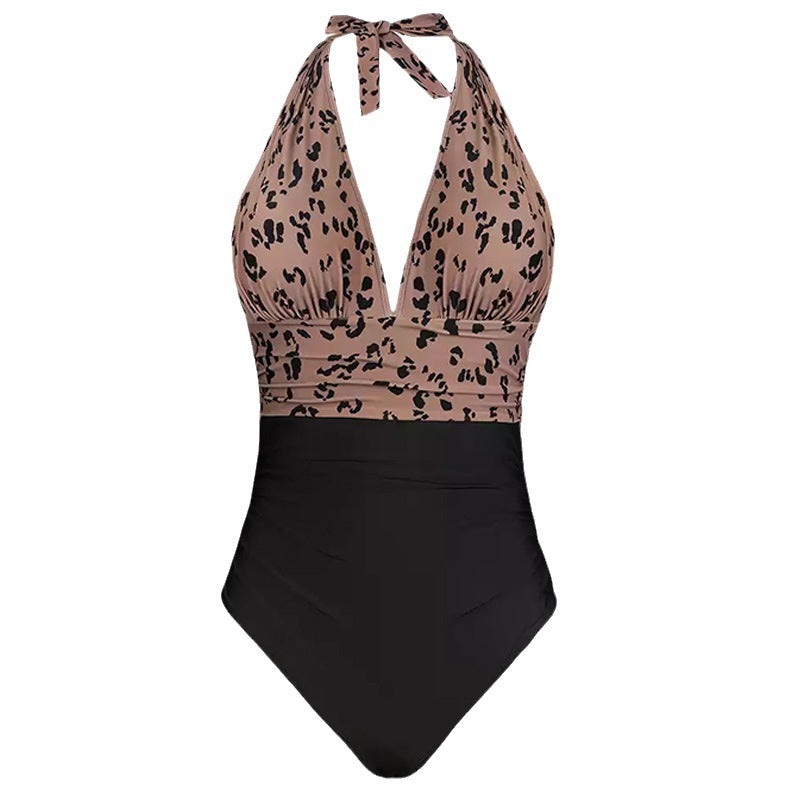 Floral Print One-piece Swimwear