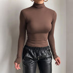 Women's Maillard High-Neck Short Top