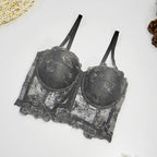 's Tube Top Underwear Bare Back Waist Short Tube Top See Through
