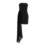 Strapless Ribbon Bodycon Mini Dress