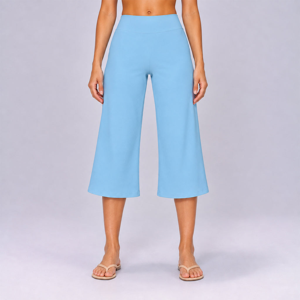 Outdoor Summer Brushed Yoga Middle Pants Abdominal-Shaping High Waist