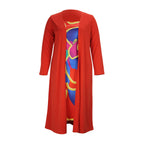 Women's Plus Size Spring Autumn Dress Two-Piece Set