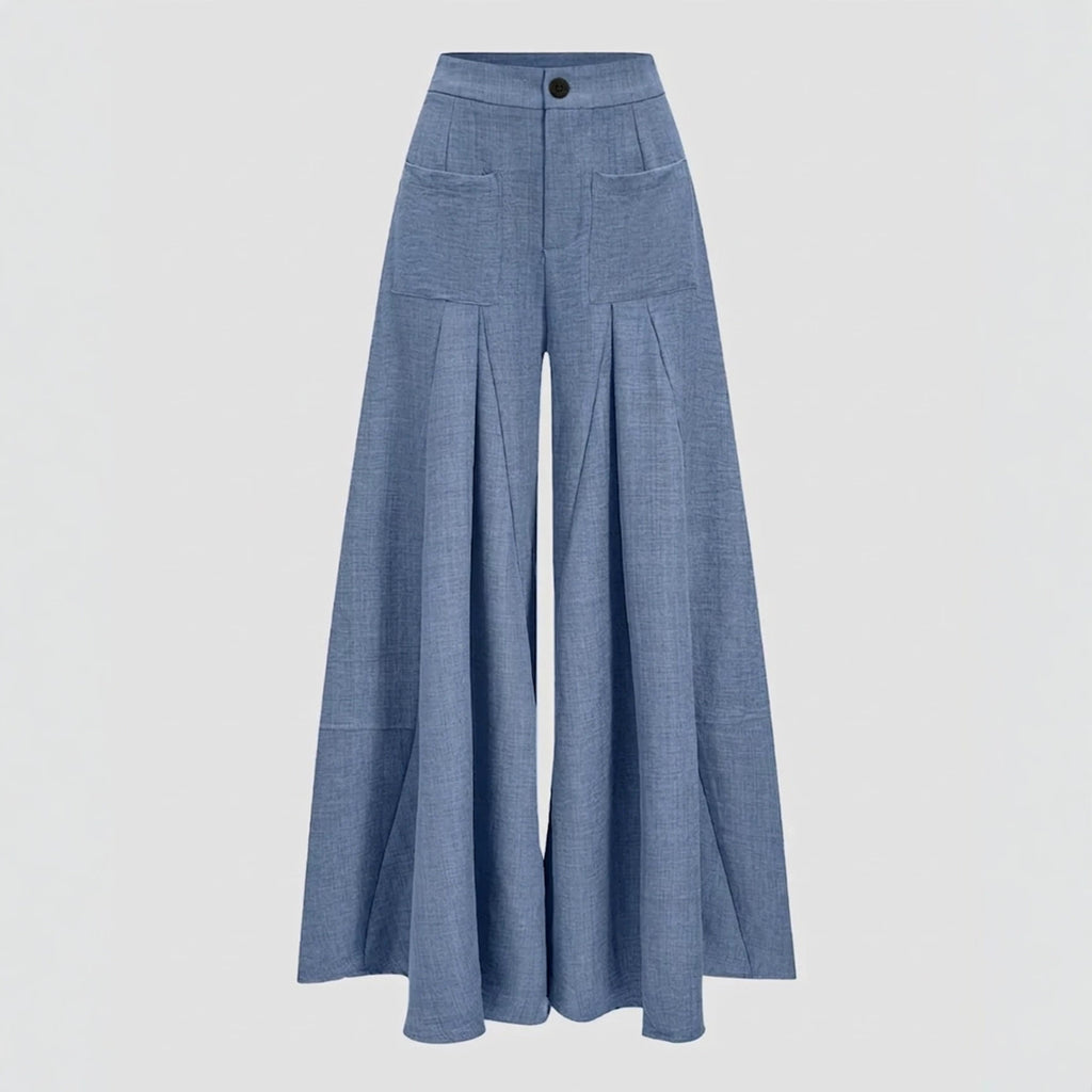 Women's Women Figure Flattering Culotte Slim Wide Leg Design Loose Casual Pants