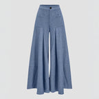 Women's Women Figure Flattering Culotte Slim Wide Leg Design Loose Casual Pants
