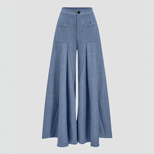 Women's Women Figure Flattering Culotte Slim Wide Leg Design Loose Casual Pants