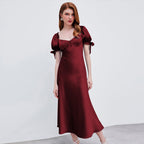 Women's Satin Fishtail Party Dress