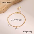 Gold Six Pointed Star Bracelet