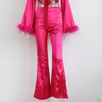 Rose Red Pants