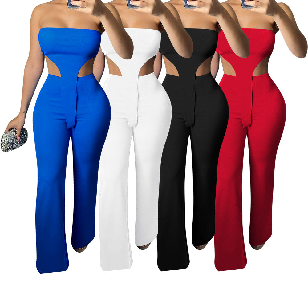 Women's Solid Color Casual Coordinated Two-Piece Set