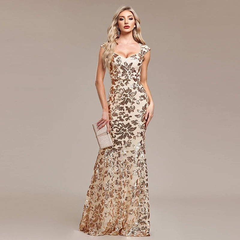 Women's Dress Strap Backless Socialite Sleeveless Party Dress
