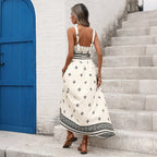 Women's Backless Maxi Dress