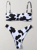 Cow Print Bikini Swimwear