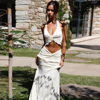 Women's Winter V Neck Ruffled Coordinated Two-Piece Set