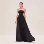 Women's Cami Dress Pleated Backless Dress