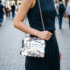 Women's Sequined Chain Shoulder Bag