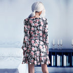 Wear Short Autumn Winter Outdoor Long-Sleeve Dress