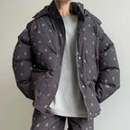 Black Shivering Cotton-Padded Jacket