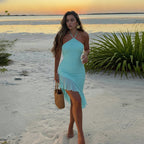 Women's Lace Halter Dress